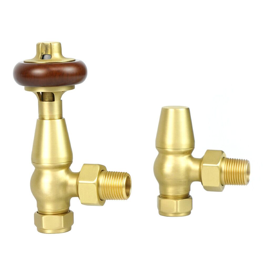 Traditional Angled Thermostatic Radiator Valves