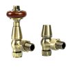 Traditional Angled Thermostatic Radiator Valves