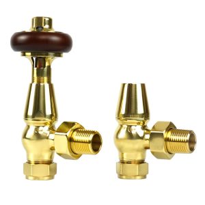 Traditional Angled Thermostatic Radiator Valves