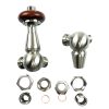 Traditional TRV Corner Thermostatic Radiator Valves (Satin Nickel) 1/2" x 15mm - Image 2
