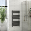 Modern Angled Radiator Valves (Anthracite)